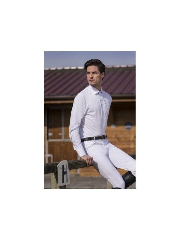 POLO EQUITHEME MANCHES LONGUES HOMME