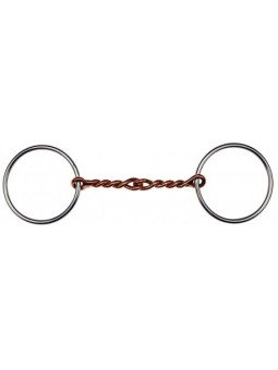 FILET 2 ANNEAUX TORSADE FIN