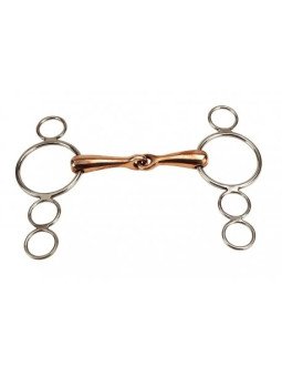 FILET 4 ANNEAUX INOX/CUIVRE