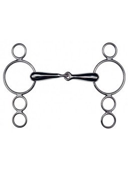 FILET 4 ANNEAUX CREUX INOX